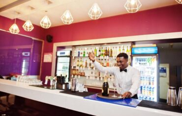 How to Style a Bar Area That Becomes a Photo Spot