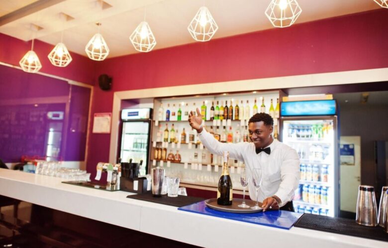 How to Style a Bar Area That Becomes a Photo Spot